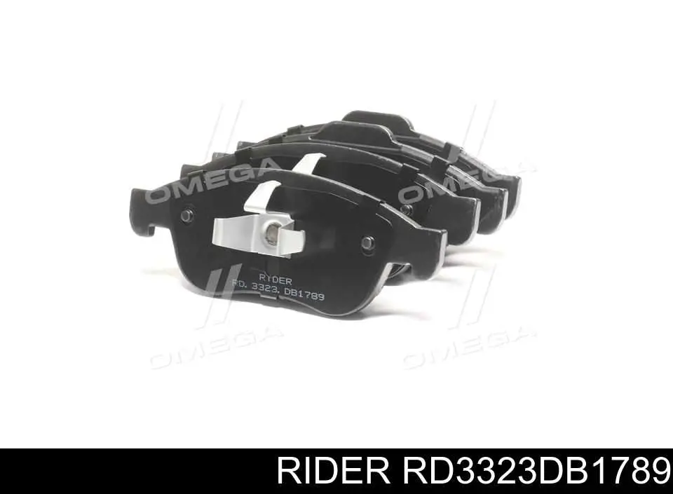 RD3323DB1789 Rider Sapatas do freio dianteiras de disco