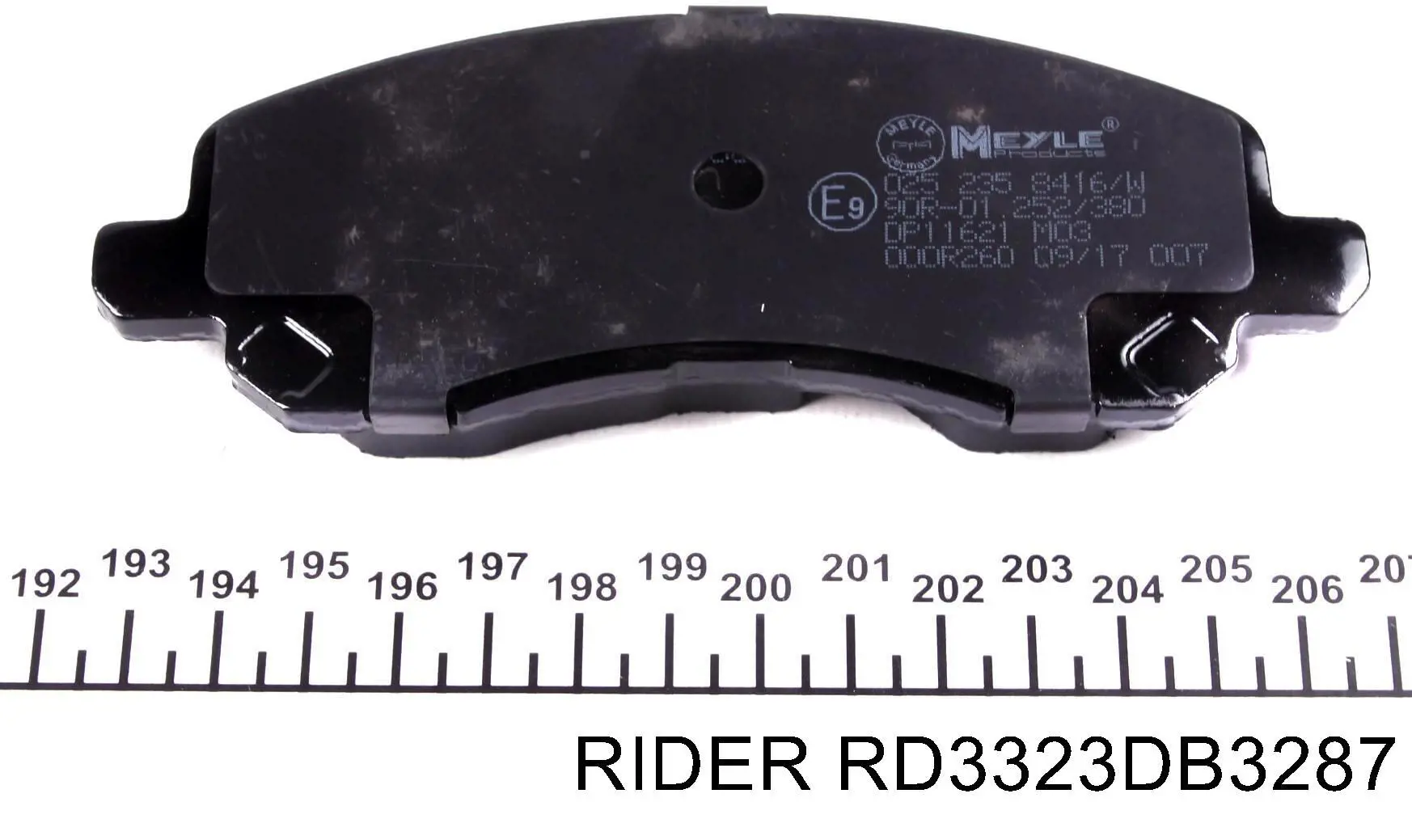 Compre RD3323DB3287 Rider Sapatas do freio dianteiras de disco