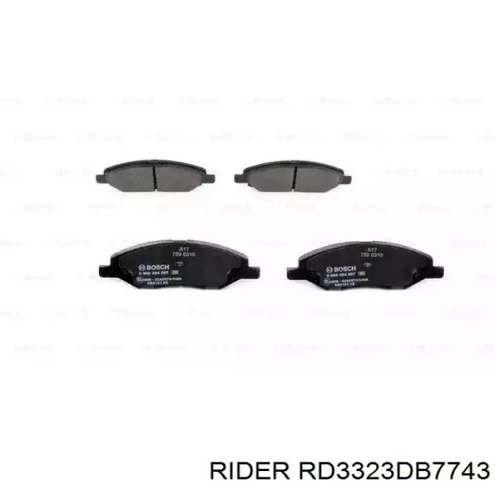 Sapatas do freio dianteiras de disco Rider RD3323DB7743 preço, a partir de 28,84 USD