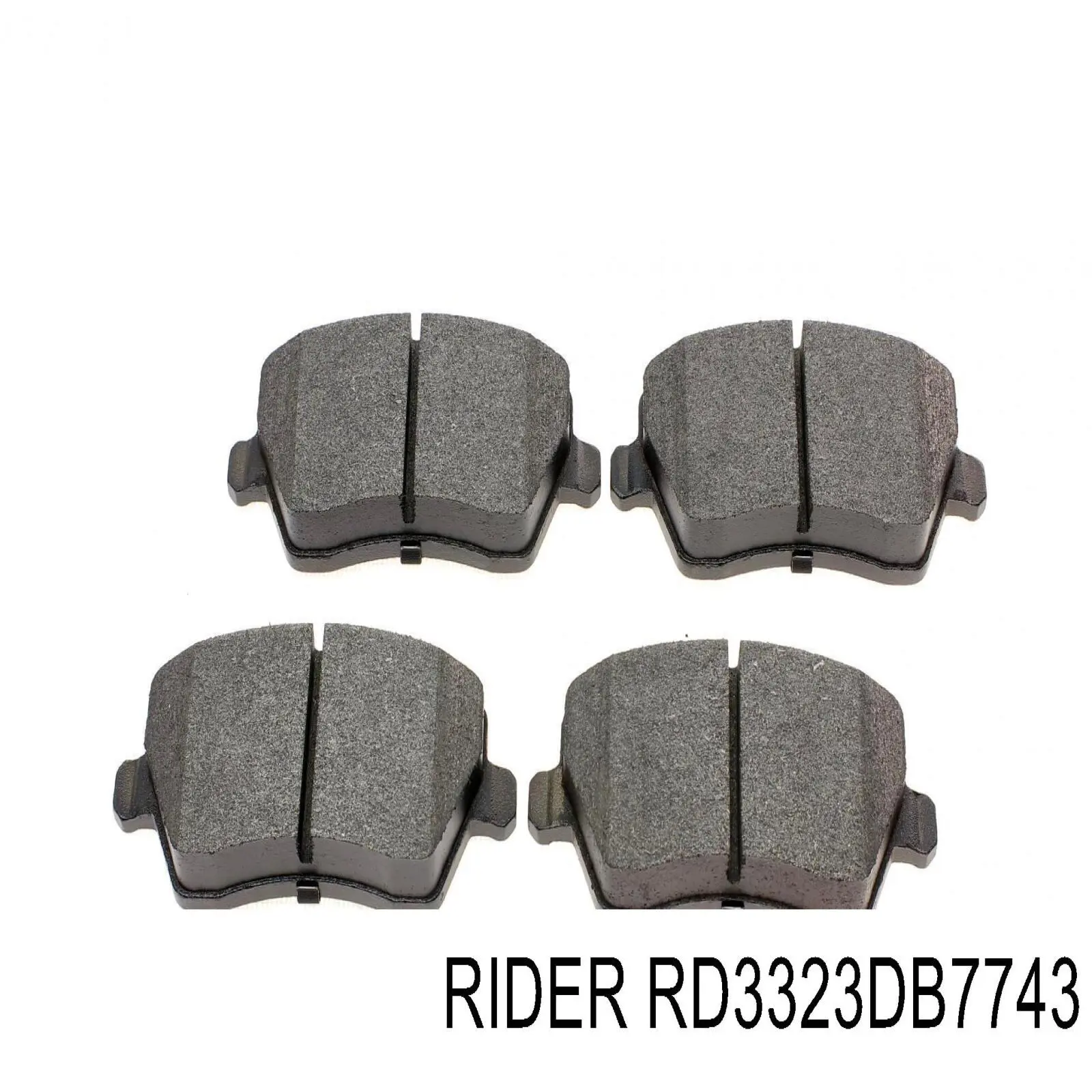 Compre RD3323DB7743 Rider Sapatas do freio dianteiras de disco