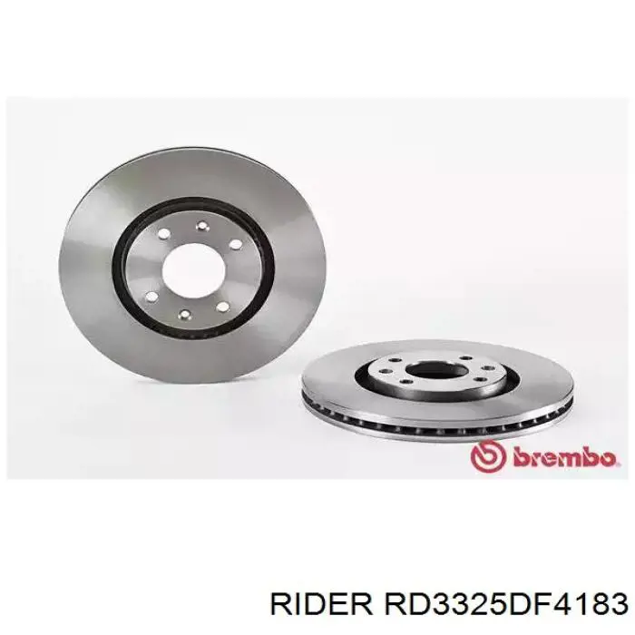 Disco do freio dianteiro RD3325DF4183 Rider