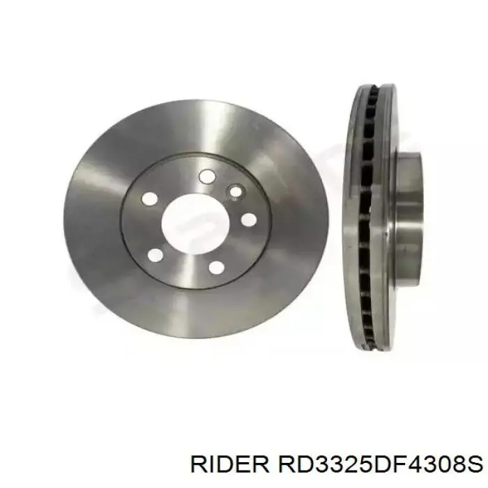 Disco do freio dianteiro RD3325DF4308S Rider