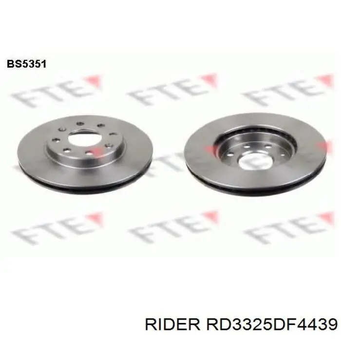Compre RD3325DF4439 Rider Disco do freio dianteiro