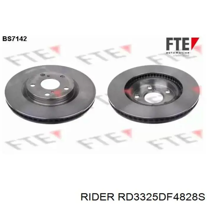 Compre RD3325DF4828S Rider Disco do freio dianteiro