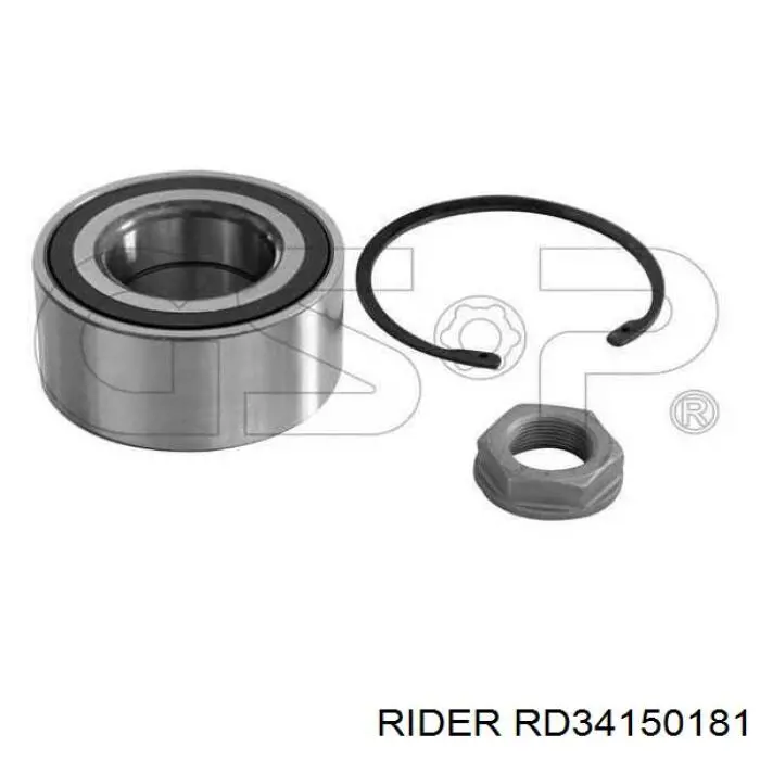 Compre RD34150181 Rider Rolamento de cubo dianteiro