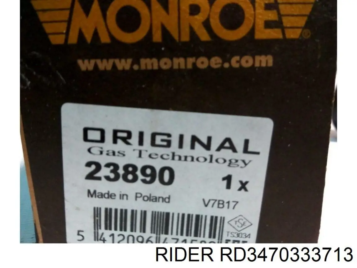 RD3470333713 Rider Amortecedor dianteiro