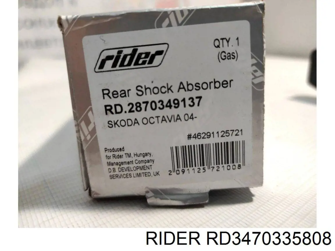 Amortecedor dianteiro Rider RD3470335808