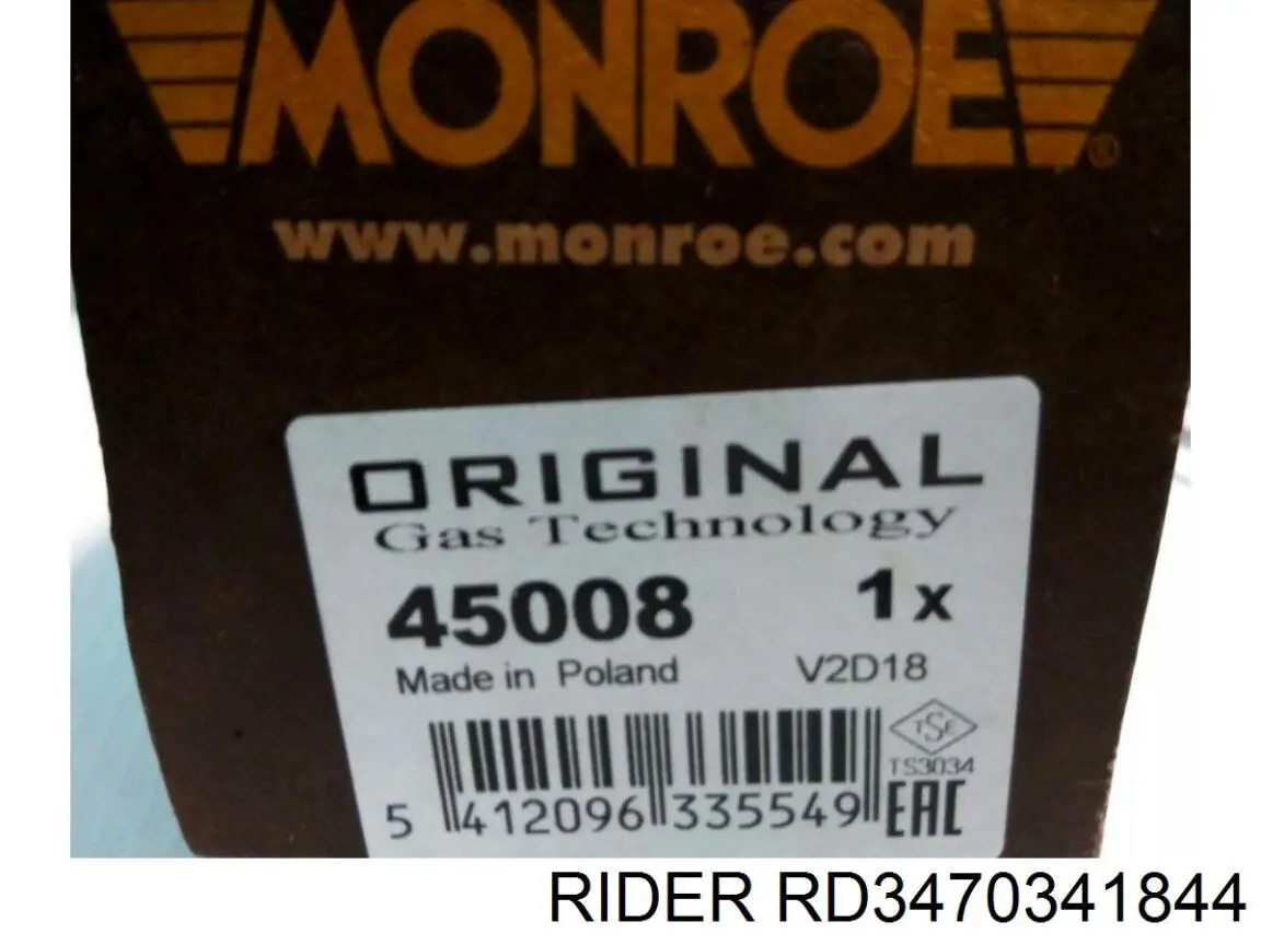 Amortecedor dianteiro Rider RD3470341844