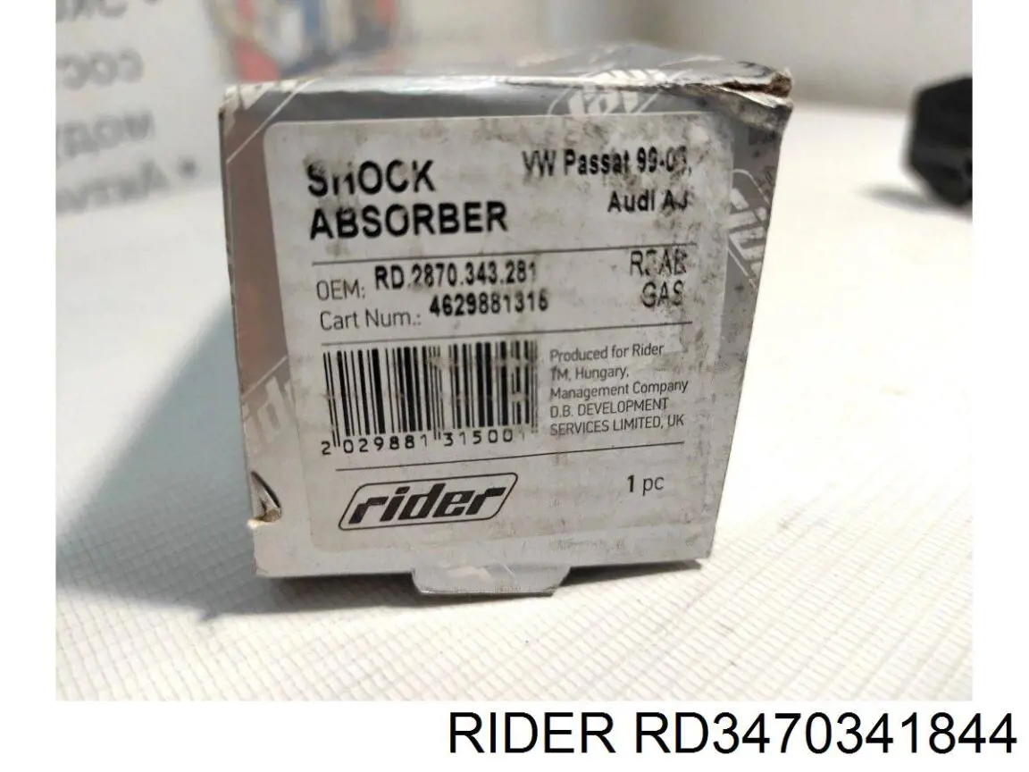 Amortecedor dianteiro RD3470341844 Rider