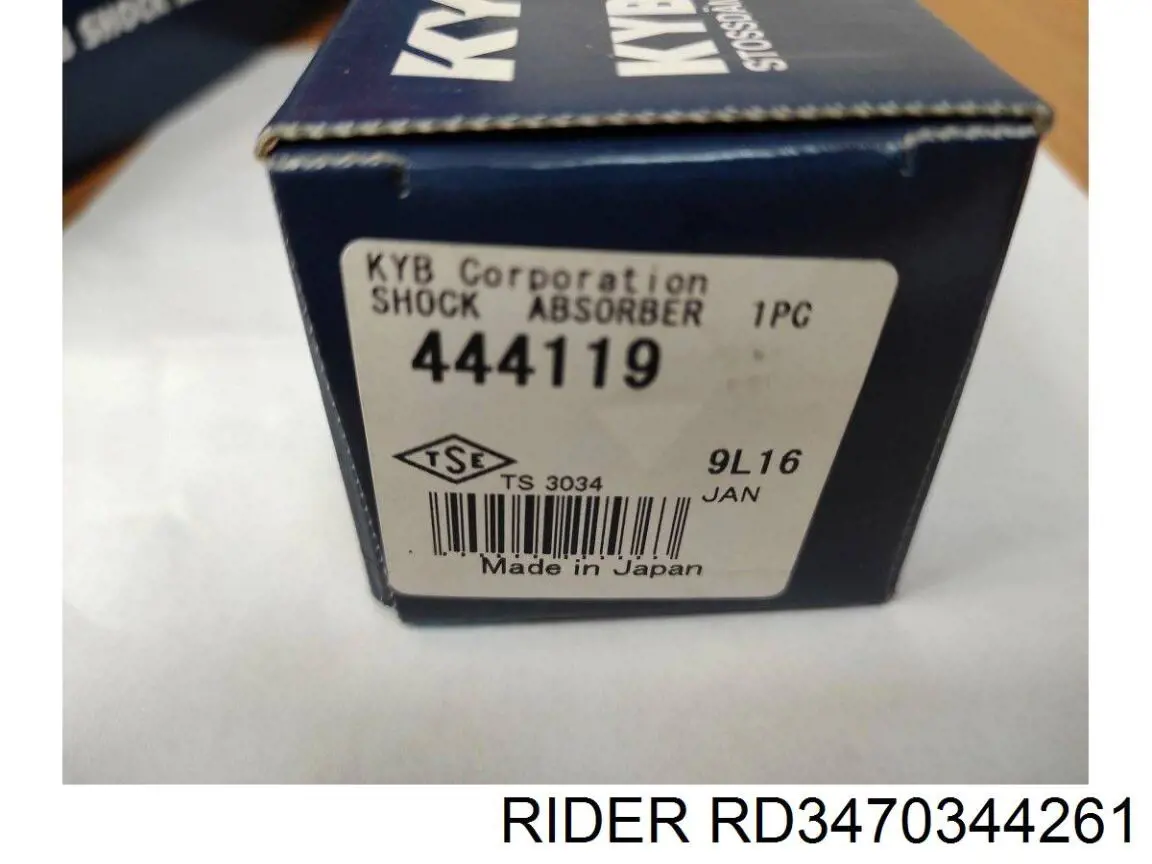 RD3470344261 Rider Amortecedor dianteiro