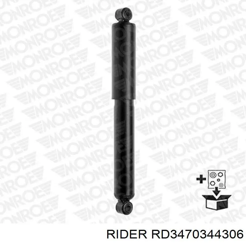 RD3470344306 Rider Amortecedor dianteiro