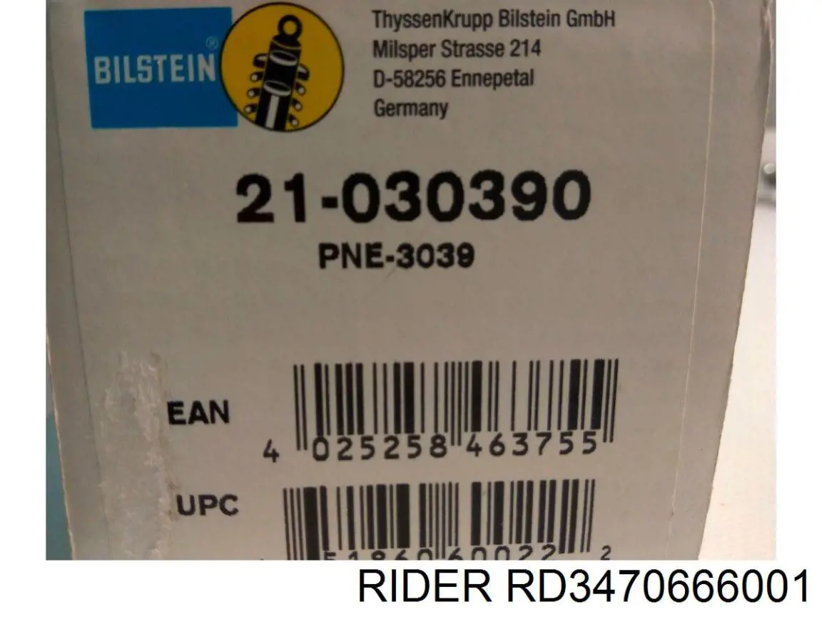 Compre RD3470666001 Rider Amortecedor dianteiro