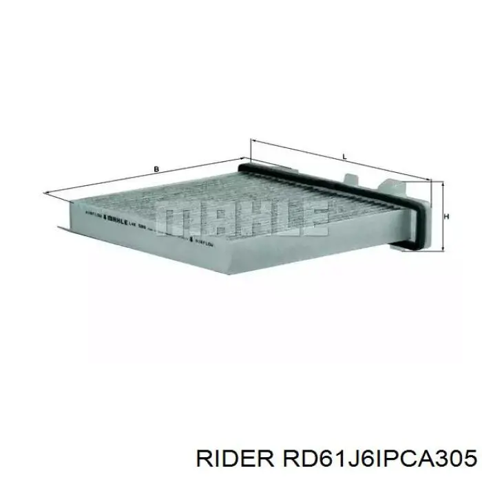 RD61J6IPCA305 Rider Filtro de salão
