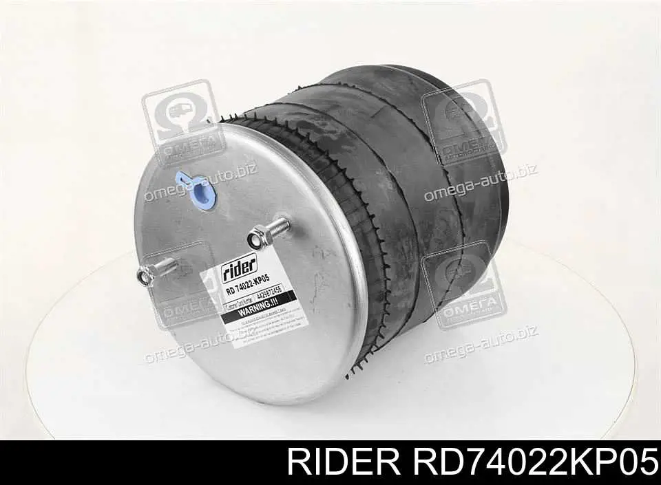 Coxim pneumático (suspensão de lâminas pneumática) do eixo Rider RD74022KP05 preço, a partir de 77,45 USD