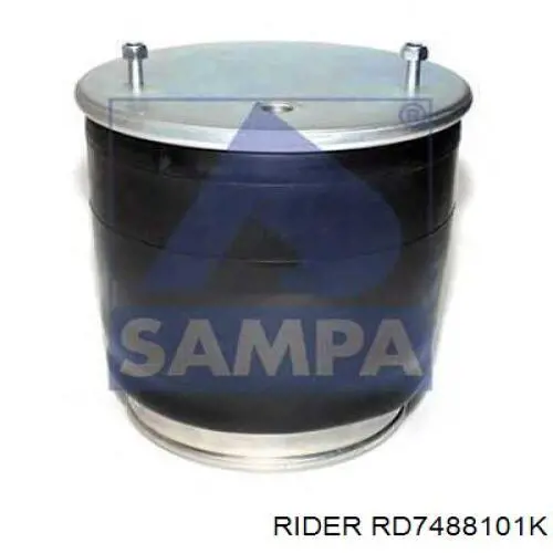 Coxim pneumático (suspensão de lâminas pneumática) do eixo RD7488101K Rider