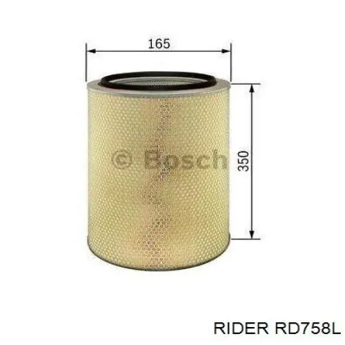 Filtro de ar RD758L Rider