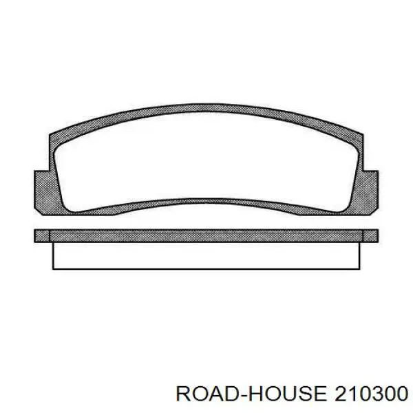 Sapatas do freio dianteiras de disco Road House 210300 preço, a partir de 21,51 USD
