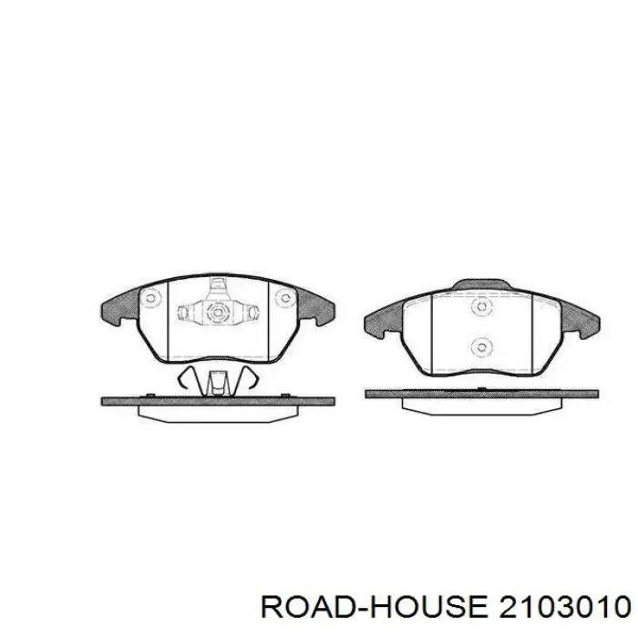 Sapatas do freio dianteiras de disco Road House 2103010 preço, a partir de 37,64 USD