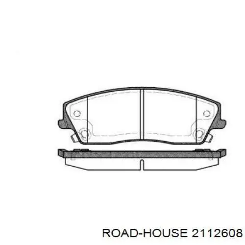 Sapatas do freio dianteiras de disco Road House 2112608 preço, a partir de 63,24 USD