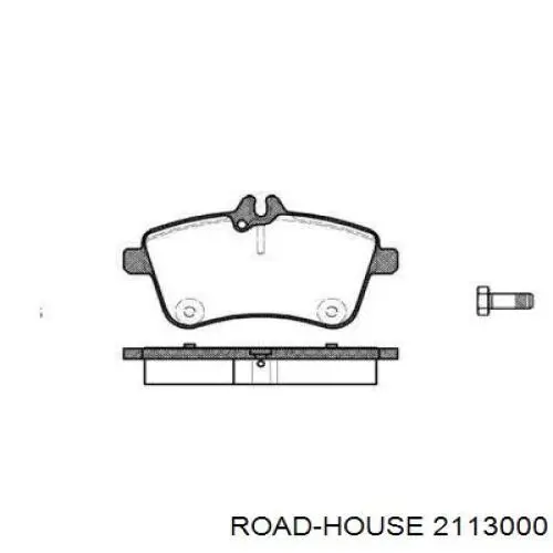Sapatas do freio dianteiras de disco Road House 2113000 preço, a partir de 33,52 USD
