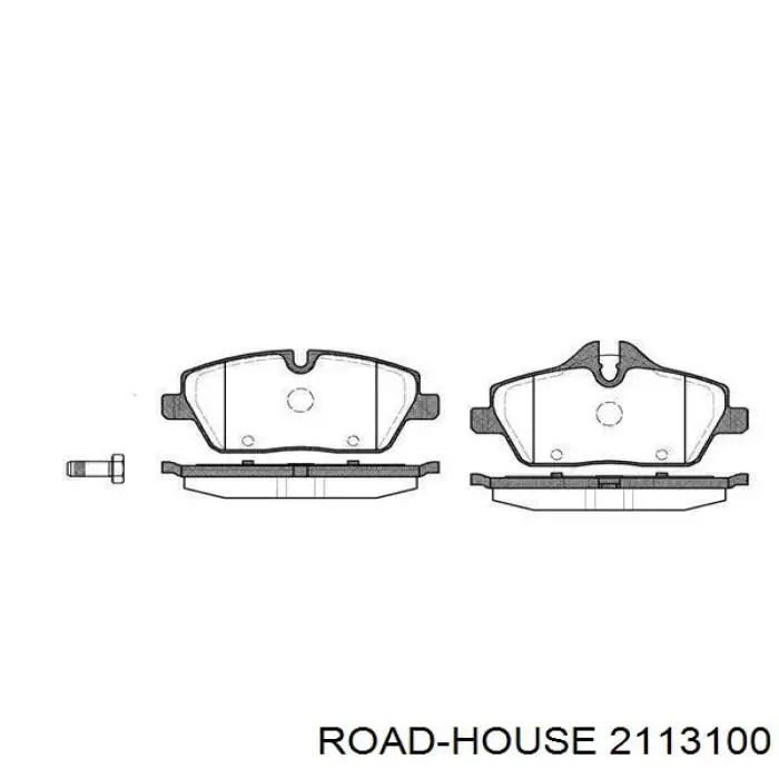 Sapatas do freio dianteiras de disco Road House 2113100 preço, a partir de 44,78 USD