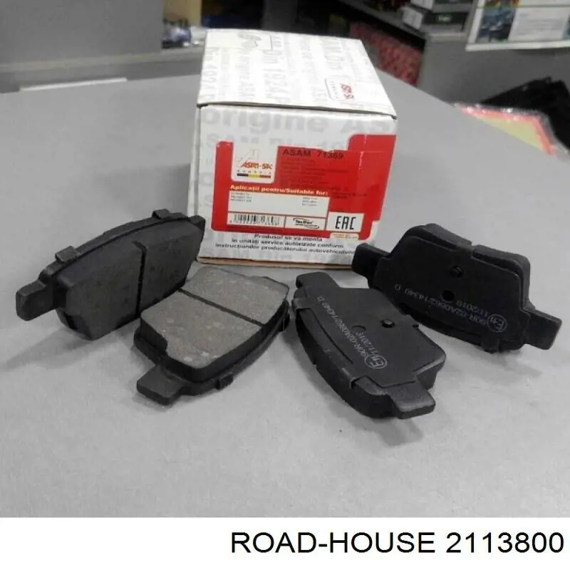 Compre 2113800 Road House Sapatas do freio traseiras de disco