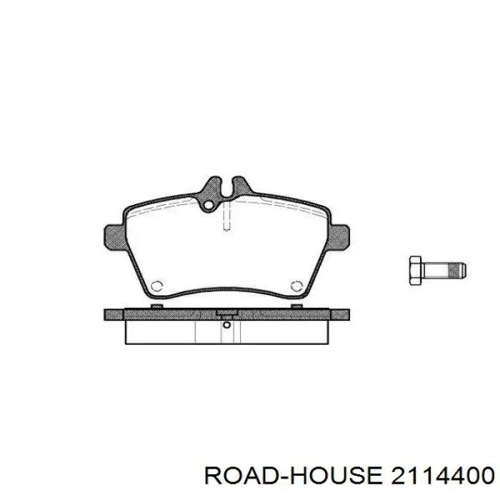 Sapatas do freio dianteiras de disco Road House 2114400 preço, a partir de 34,23 USD