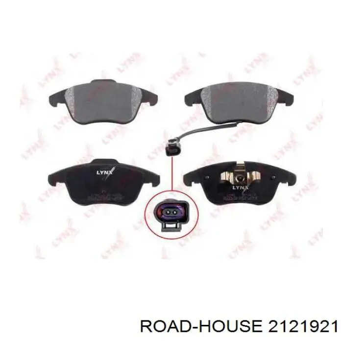 Sapatas do freio dianteiras de disco Road House 2121921 preço, a partir de 42,86 USD