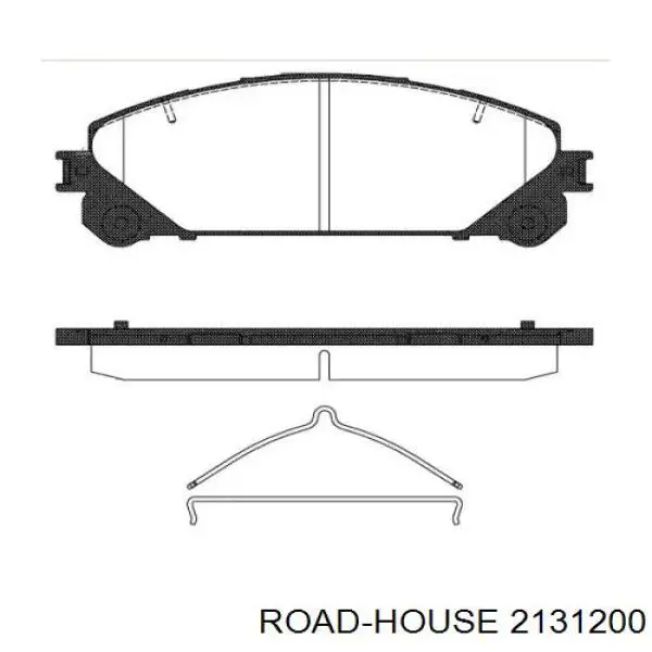 Sapatas do freio dianteiras de disco Road House 2131200 preço, a partir de 47,29 USD