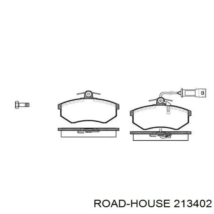Sapatas do freio dianteiras de disco Road House 213402 preço, a partir de 53,90 USD