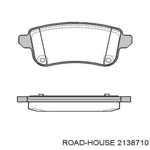 Sapatas do freio traseiras de disco Road House 2138710 preço, a partir de 31,11 USD