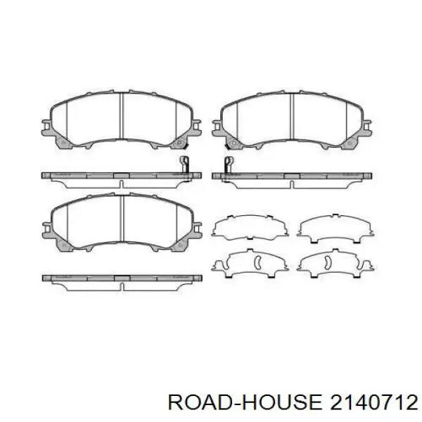2140712 Road House Sapatas do freio dianteiras de disco