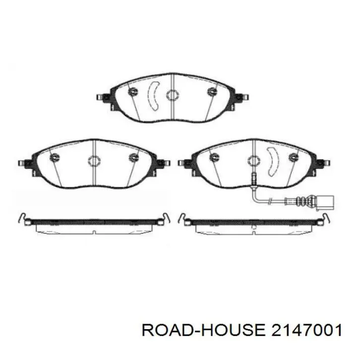 Sapatas do freio dianteiras de disco Road House 2147001 preço, a partir de 49,73 USD