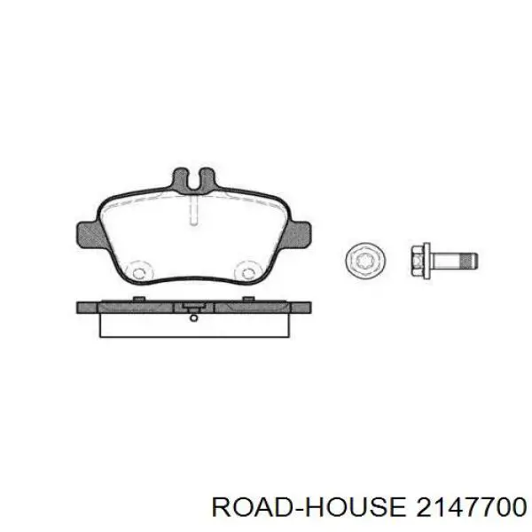 Sapatas do freio traseiras de disco Road House 2147700 preço, a partir de 34,87 USD