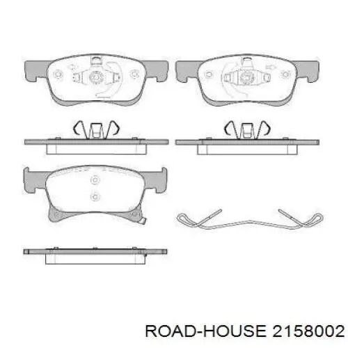 Sapatas do freio dianteiras de disco Road House 2158002 preço, a partir de 43,09 USD