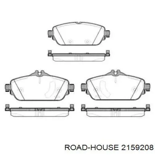Sapatas do freio dianteiras de disco Road House 2159208 preço, a partir de 47,81 USD