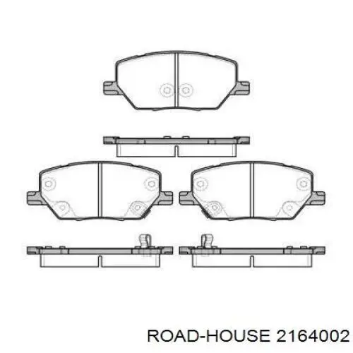 Sapatas do freio dianteiras de disco Road House 2164002 preço, a partir de 38,56 USD