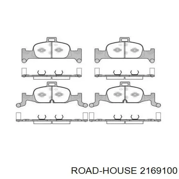 Sapatas do freio dianteiras de disco Road House 2169100 preço, a partir de 55,98 USD