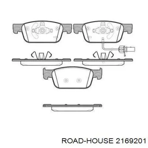 Sapatas do freio dianteiras de disco Road House 2169201 preço, a partir de 49,52 USD