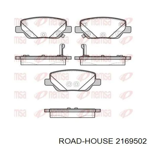 Sapatas do freio dianteiras de disco Road House 2169502 preço, a partir de 39,15 USD