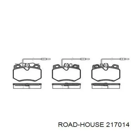 Sapatas do freio dianteiras de disco Road House 217014 preço, a partir de 89,97 USD