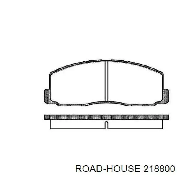 Sapatas do freio dianteiras de disco Road House 218800 preço, a partir de 27,02 USD