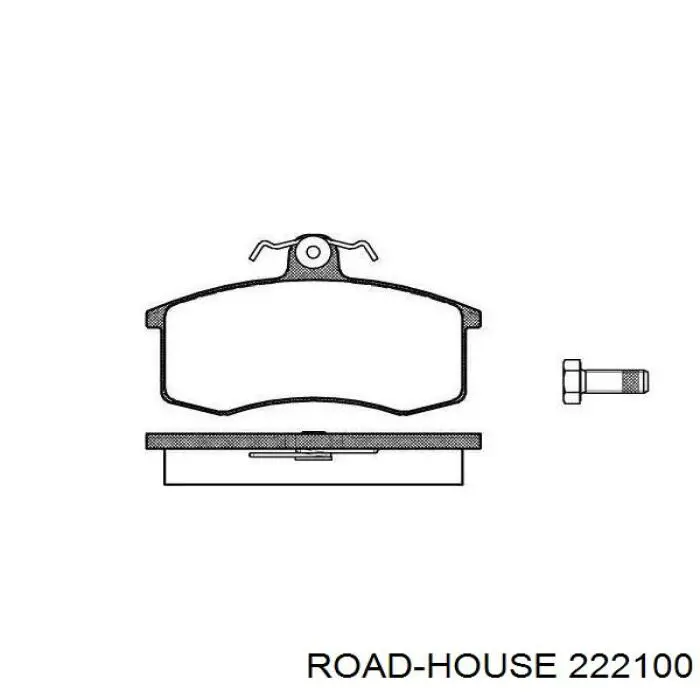 Sapatas do freio dianteiras de disco Road House 222100 preço, a partir de 38,29 USD