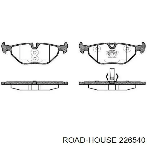 Sapatas do freio traseiras de disco Road House 226540 preço, a partir de 23,91 USD