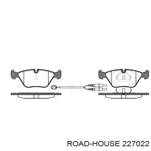 Sapatas do freio dianteiras de disco Road House 227022 preço, a partir de 44,12 USD