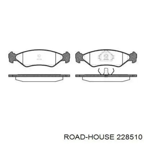 Sapatas do freio dianteiras de disco Road House 228510 preço, a partir de 30,13 USD