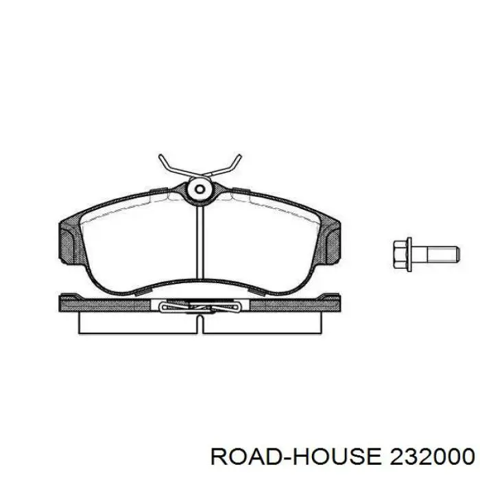 Sapatas do freio dianteiras de disco Road House 232000 preço, a partir de 31,21 USD