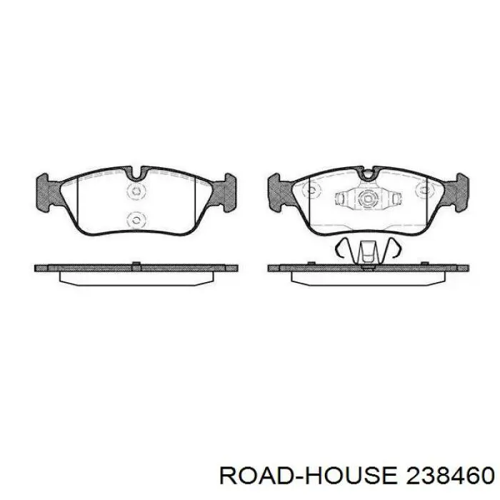 Sapatas do freio dianteiras de disco Road House 238460 preço, a partir de 40,98 USD