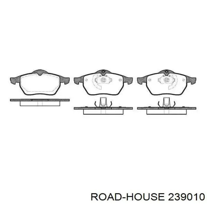 Sapatas do freio dianteiras de disco Road House 239010 preço, a partir de 45,44 USD