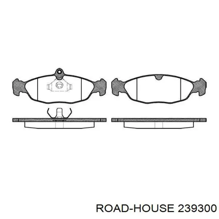 Sapatas do freio dianteiras de disco Road House 239300 preço, a partir de 27,13 USD